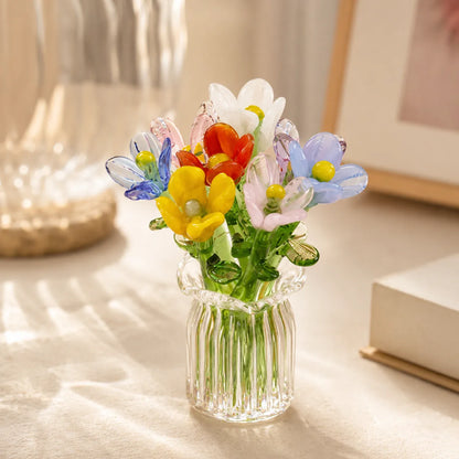 Everlasting Charm Mini Glass Blossom Set