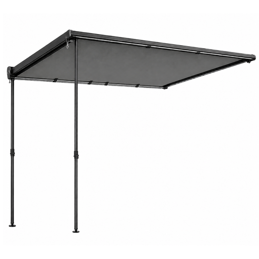 Adjustable Aluminum Pole Vehicle Side Awning - 8.2 x 6.5 ft