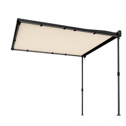 Adjustable Aluminum Pole Vehicle Side Awning - 8.2 x 6.5 ft