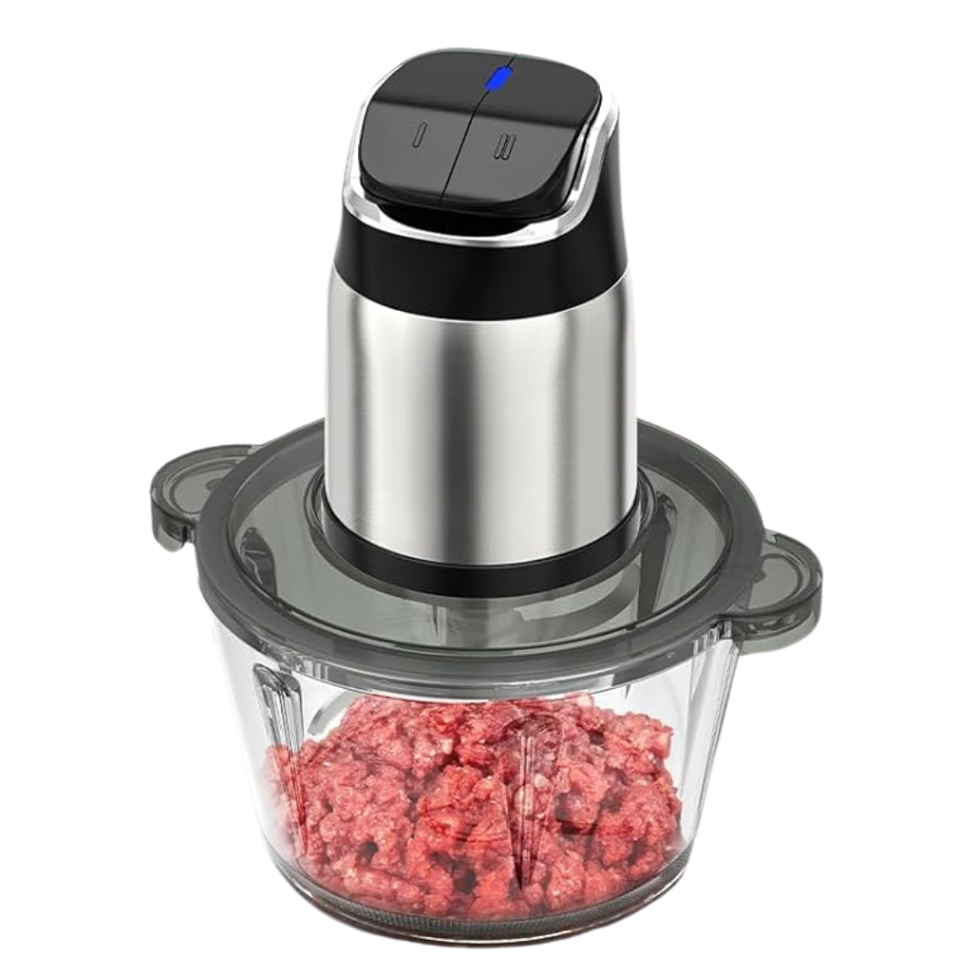 Food Processor 8-Cup Capacity with Two Bowls and Speed Adjustment