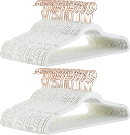 Elegant Velvet Slim Hangers for Optimal Closet Space – Pack of 10