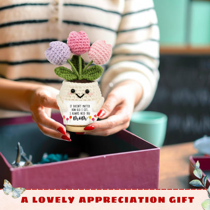 Charming Handcrafted Floral Desk Accent for Special Occasions