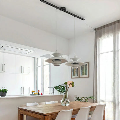 Versatile Ceiling Track Light System with Adjustable Pendant Mount