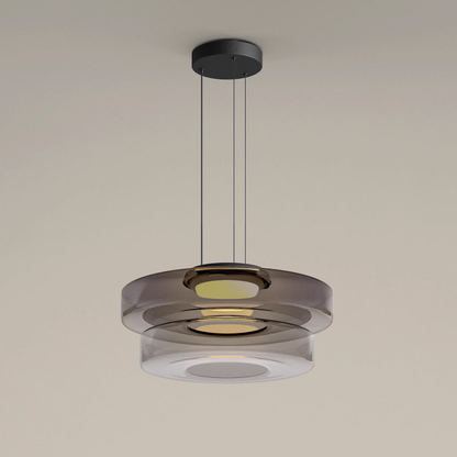 Sleek Glass Pendant Light – Contemporary Hanging Fixture