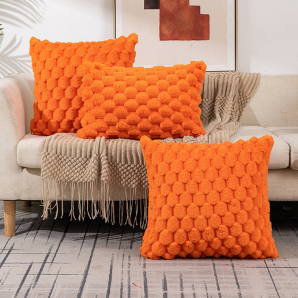 Soft Weave 3D Cushion Cover – Cozy Elegance for Your Home