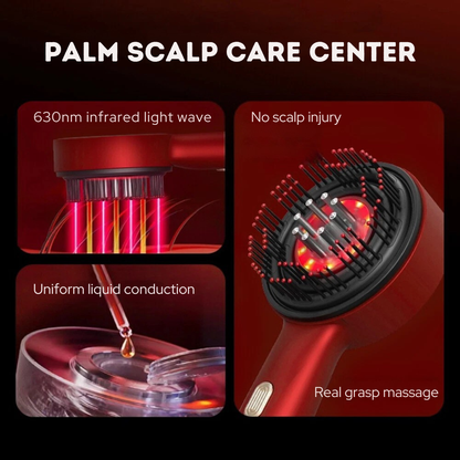 Scalp Massager Brush with Electric Vibration
