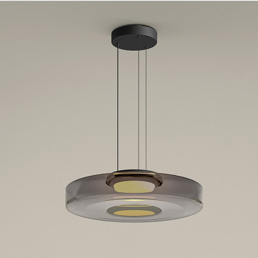Sleek Glass Pendant Light – Contemporary Hanging Fixture