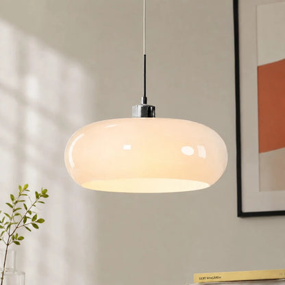 Elegant Geometric Glass Ceiling Fixture with E27 Socket