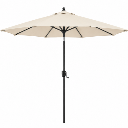 9-Foot Outdoor Table Umbrella with Crank and Tilt, 8 Ribs, UV Protection