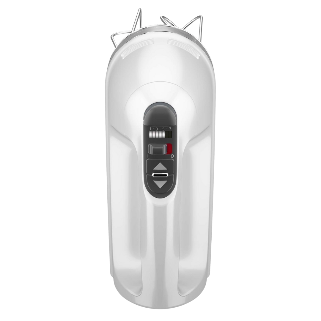 Handheld Mixer with 9 Speeds, Stainless Steel Beaters, Dough Hooks & Whisk