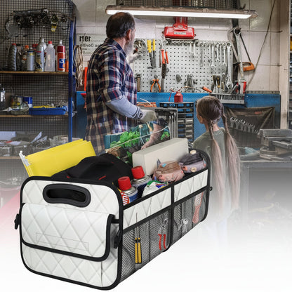 Spacious Waterproof Trunk Organizer – Foldable Car Storage Solution