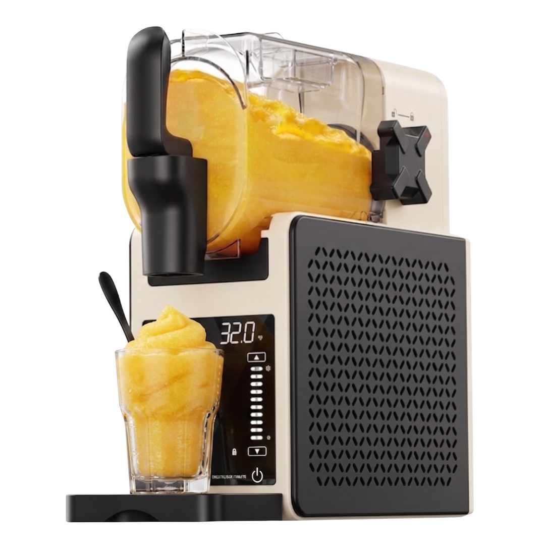 Slushie Maker 92oz Capacity with 6 Settings, LED Screen, Self-Cleaning