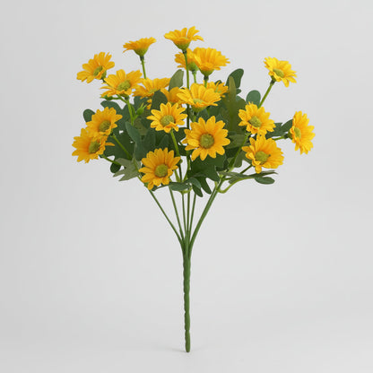 Vibrant Faux Daisy Bouquet for Effortless Home Decor