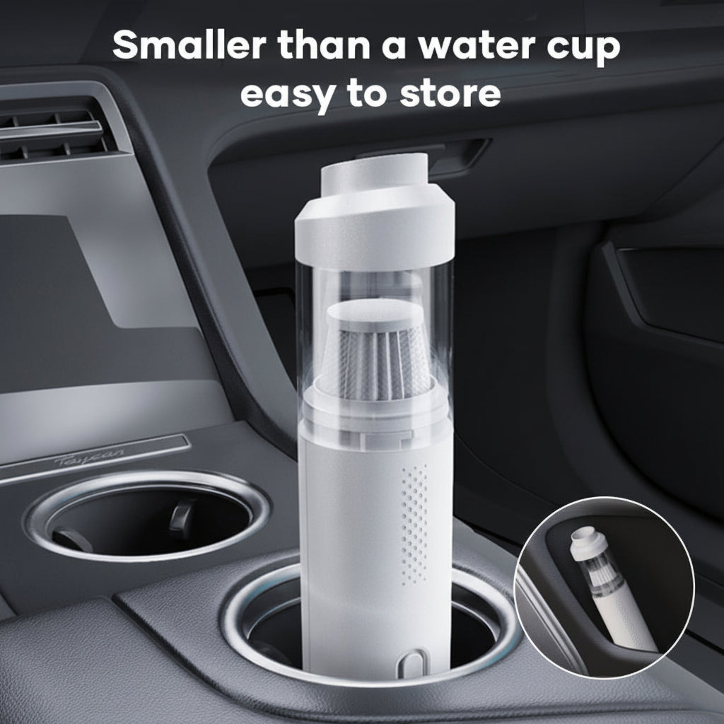 Portable Wireless Car Vacuum for Effortless Interior Care
