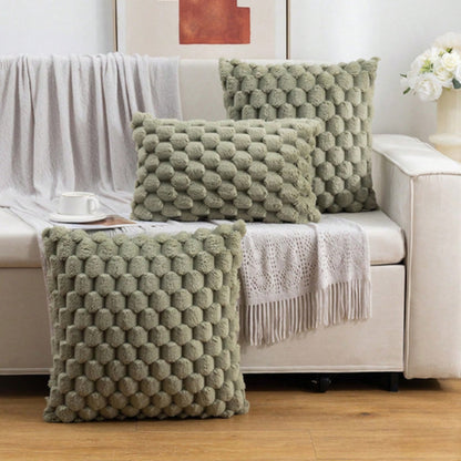 Soft Weave 3D Cushion Cover – Cozy Elegance for Your Home