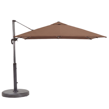 Rectangular 9x12 ft Patio Umbrella with 360° Rotating Canopy