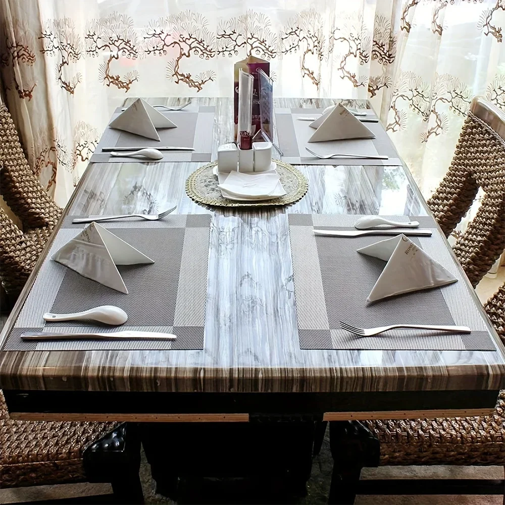 Elegant Heat-Resistant Table Protectors – Washable Non-Slip Mats