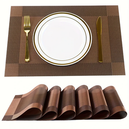 Elegant Heat-Resistant Table Protectors – Washable Non-Slip Mats