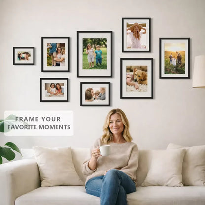 3-Pack Set of Aluminum Frames for Pictures