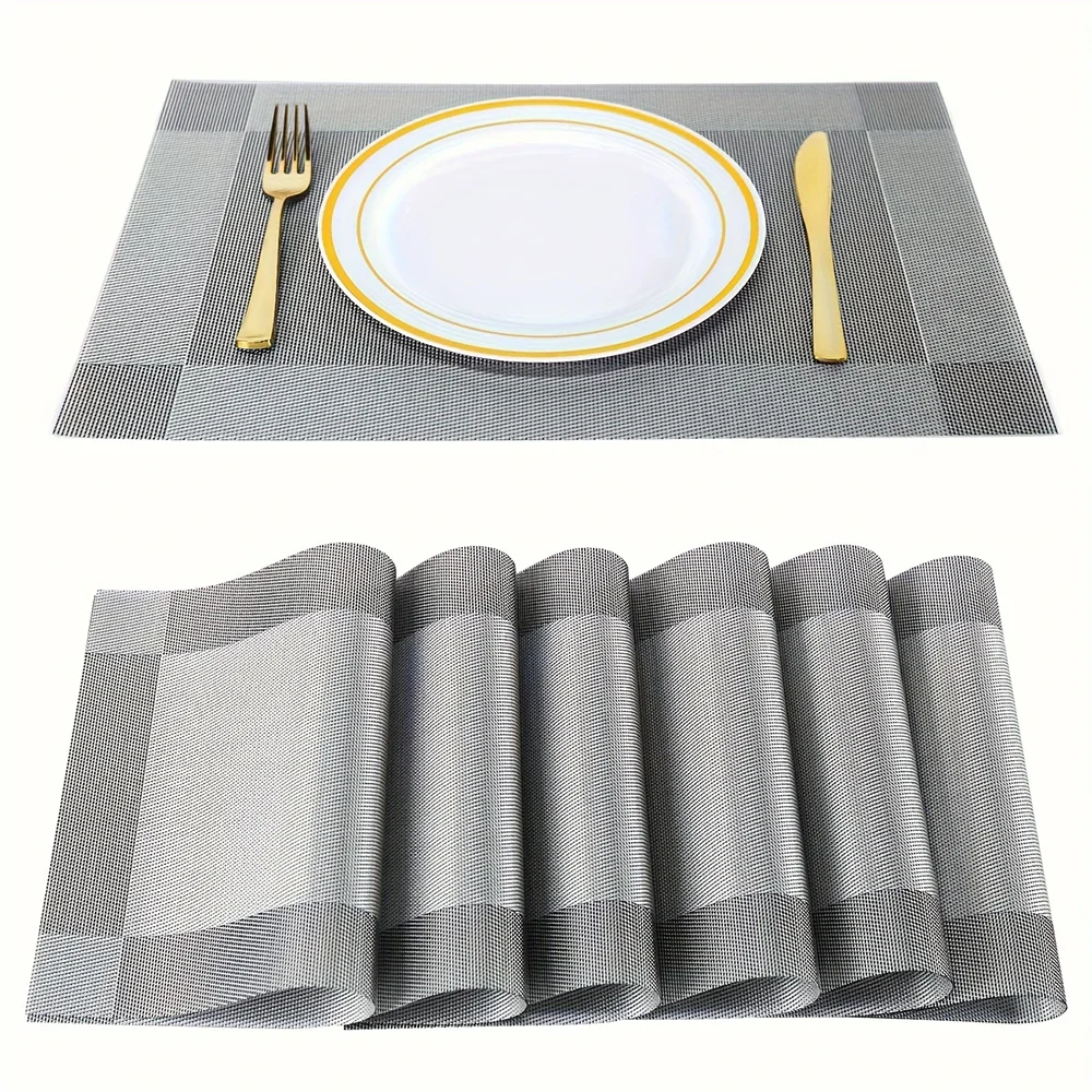 Elegant Heat-Resistant Table Protectors – Washable Non-Slip Mats