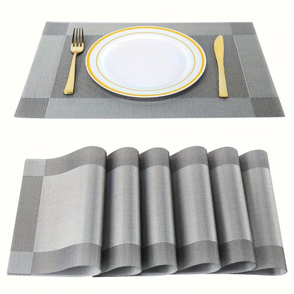 Elegant Heat-Resistant Table Protectors – Washable Non-Slip Mats