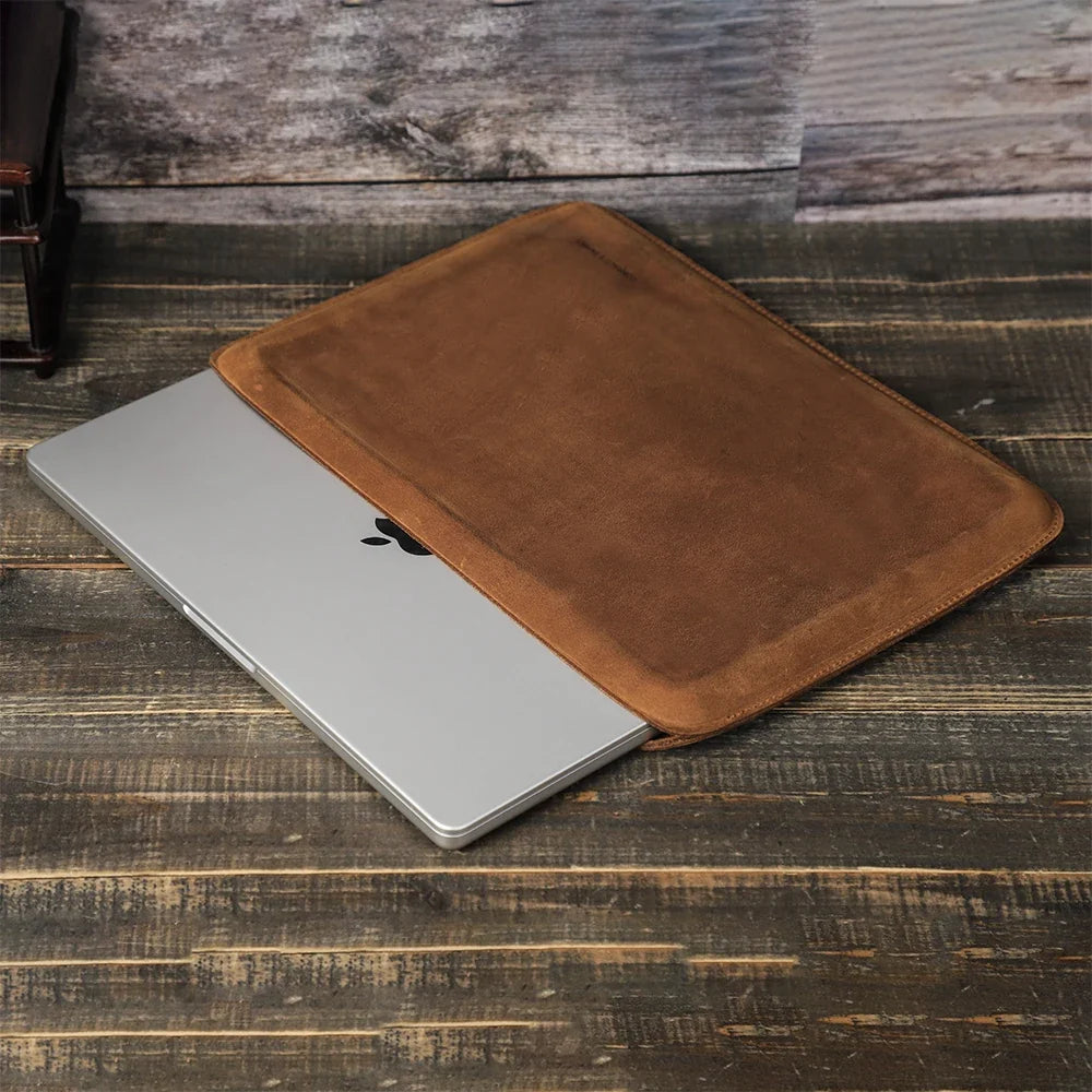 Genuine Leather Sleeve for Laptops