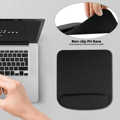 Mouse Pad with Gel Wrist Support