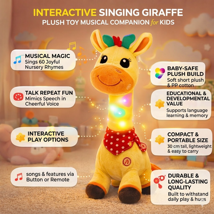 Musical Giraffe Plush Toy - Your Child's New Best Friend