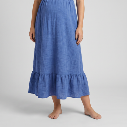 Maxi Dress with Floral Design
