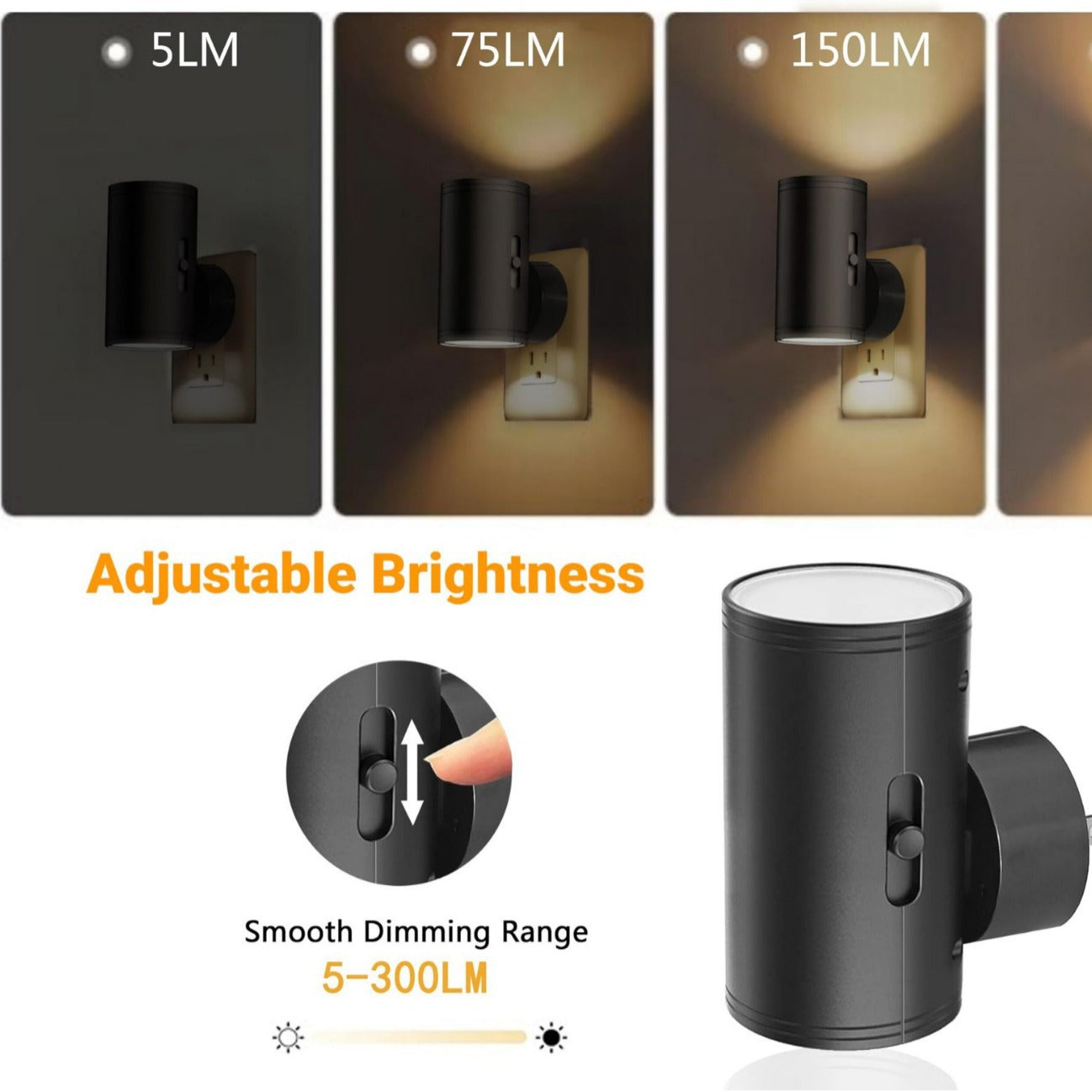 Elegant LED Nightlight for Warm, Inviting Spaces