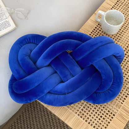 Accent Cushion Braided Plush Memory Foam