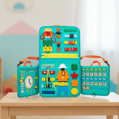 Activity Board 15 Sensory Activities Lightweight Wooden Construction