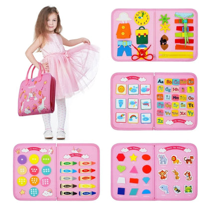 Activity Board 15 Sensory Activities Lightweight Wooden Construction
