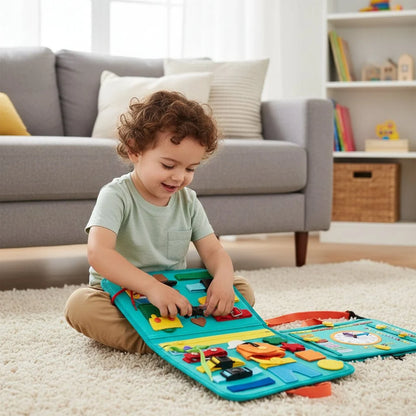 Activity Board 15 Sensory Activities Lightweight Wooden Construction