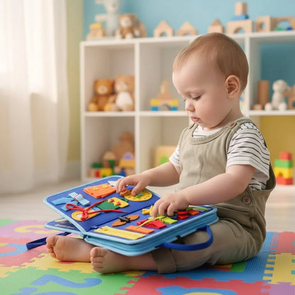 Activity Board 15 Sensory Activities Lightweight Wooden Construction