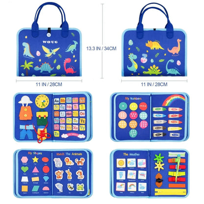 Activity Board 15 Sensory Activities Lightweight Wooden Construction