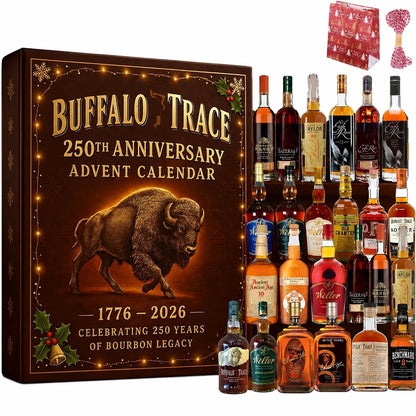 Advent Calendar 24 Acrylic Whiskey Bottle Ornaments