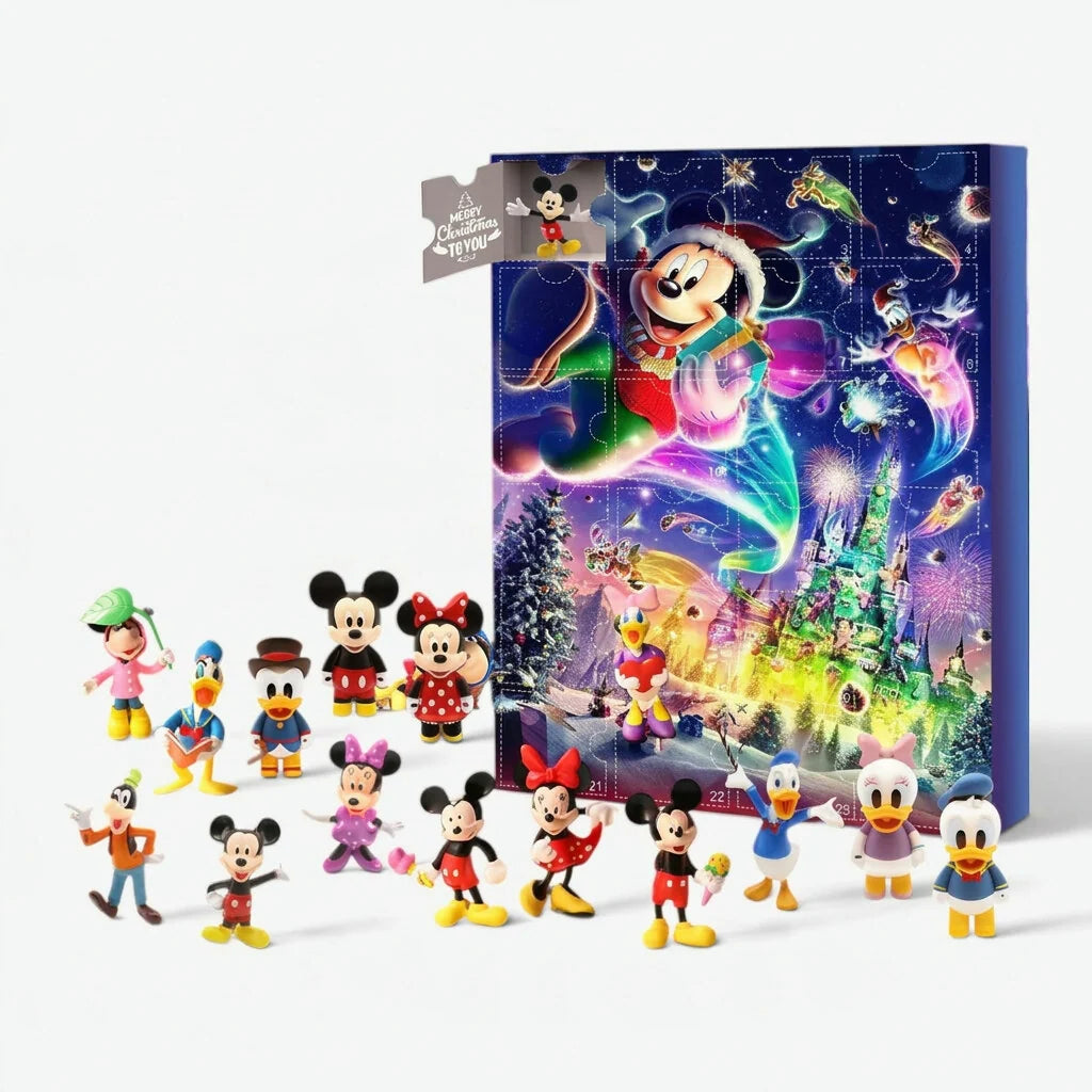Advent Calendar 24 Collectible Plastic Figures