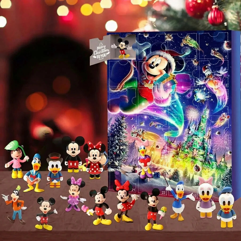 Advent Calendar 24 Collectible Plastic Figures