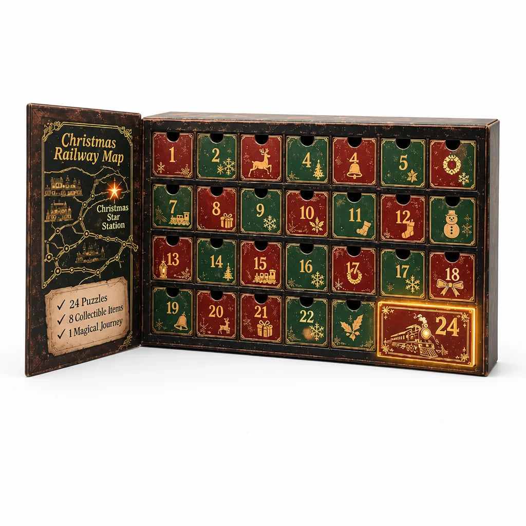 Advent Calendar 24-Day Escape Room Puzzles