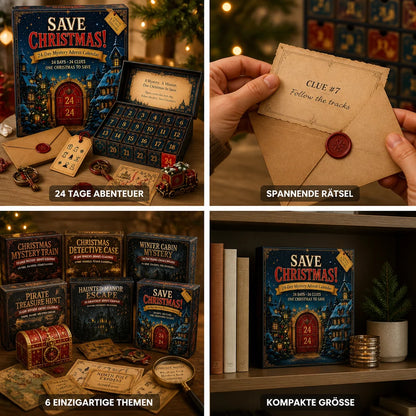 Advent Calendar 24-Day Escape Room Puzzles