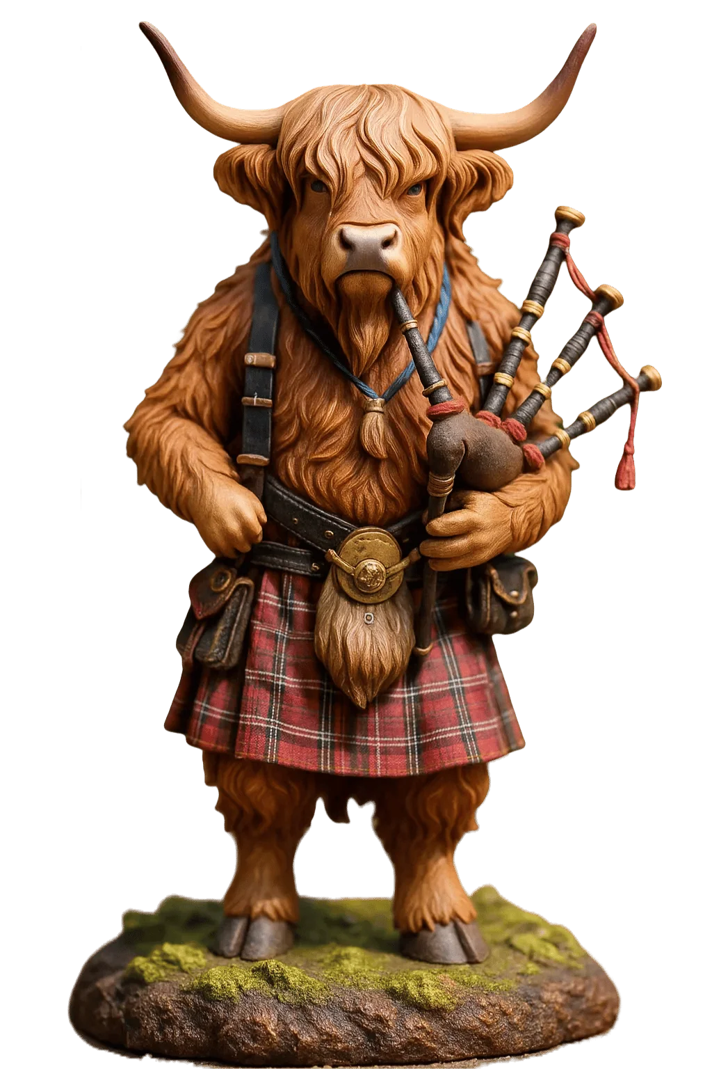 Advent Calendar 24 Highland Cow Resin Figurines