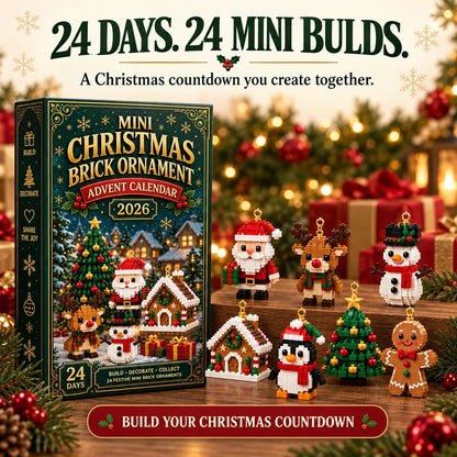 Advent Calendar 24 Mini Building Sets Hanging Decorations