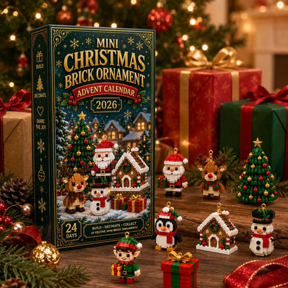 Advent Calendar 24 Mini Building Sets Hanging Decorations