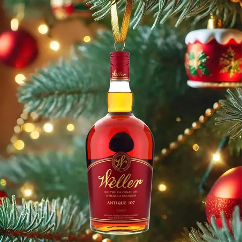 Advent Calendar 24 Mini Whiskey Bottle Ornaments