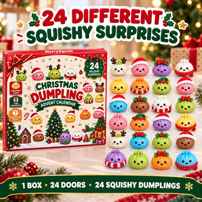 Advent Calendar 24 Slow-Rising Dumpling Squishies