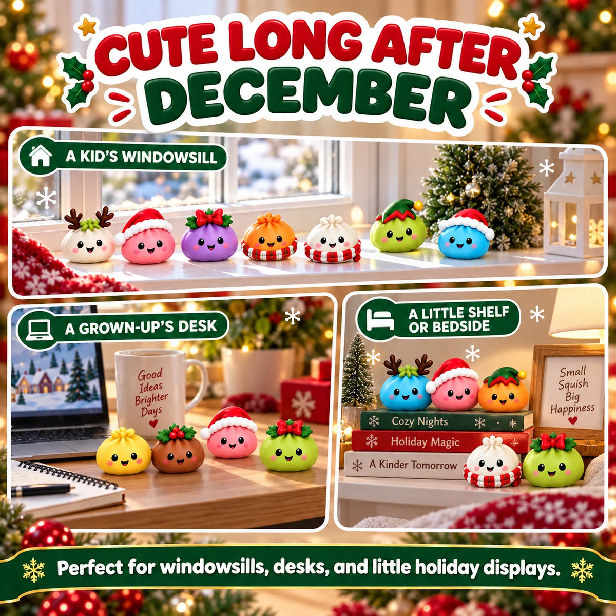 Advent Calendar 24 Slow-Rising Dumpling Squishies