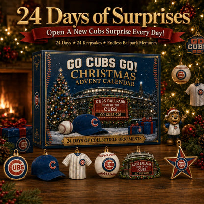 Advent Calendar Baseball 24 Collectible Ornaments