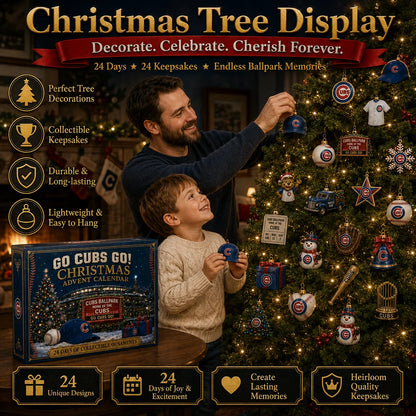 Advent Calendar Baseball 24 Collectible Ornaments