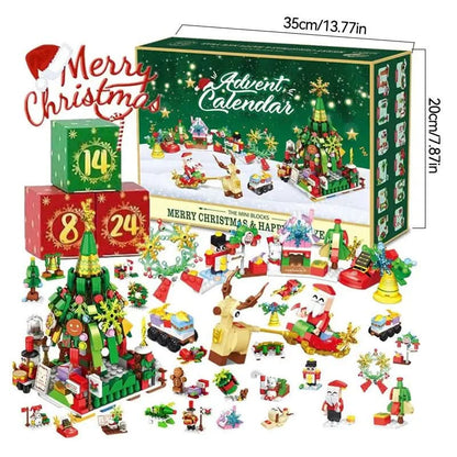 Advent Calendar Buildable Blocks 24-Day Activity